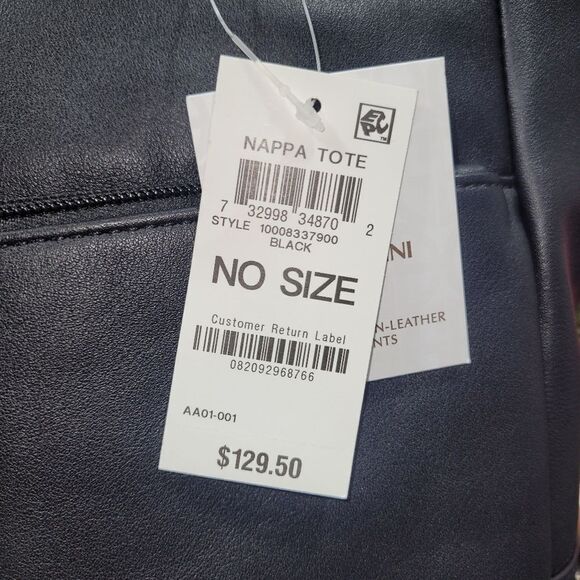 NWT Giani Bernini Nappa Classic Leather Tote, Created for Macy's - Picture 10 of 10